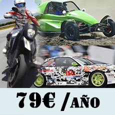 Seguro plus anual: motos, turismos, quads, karting